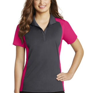 Sport-Tek® Ladies Colorblock Micropique Sport-Wick® Polo