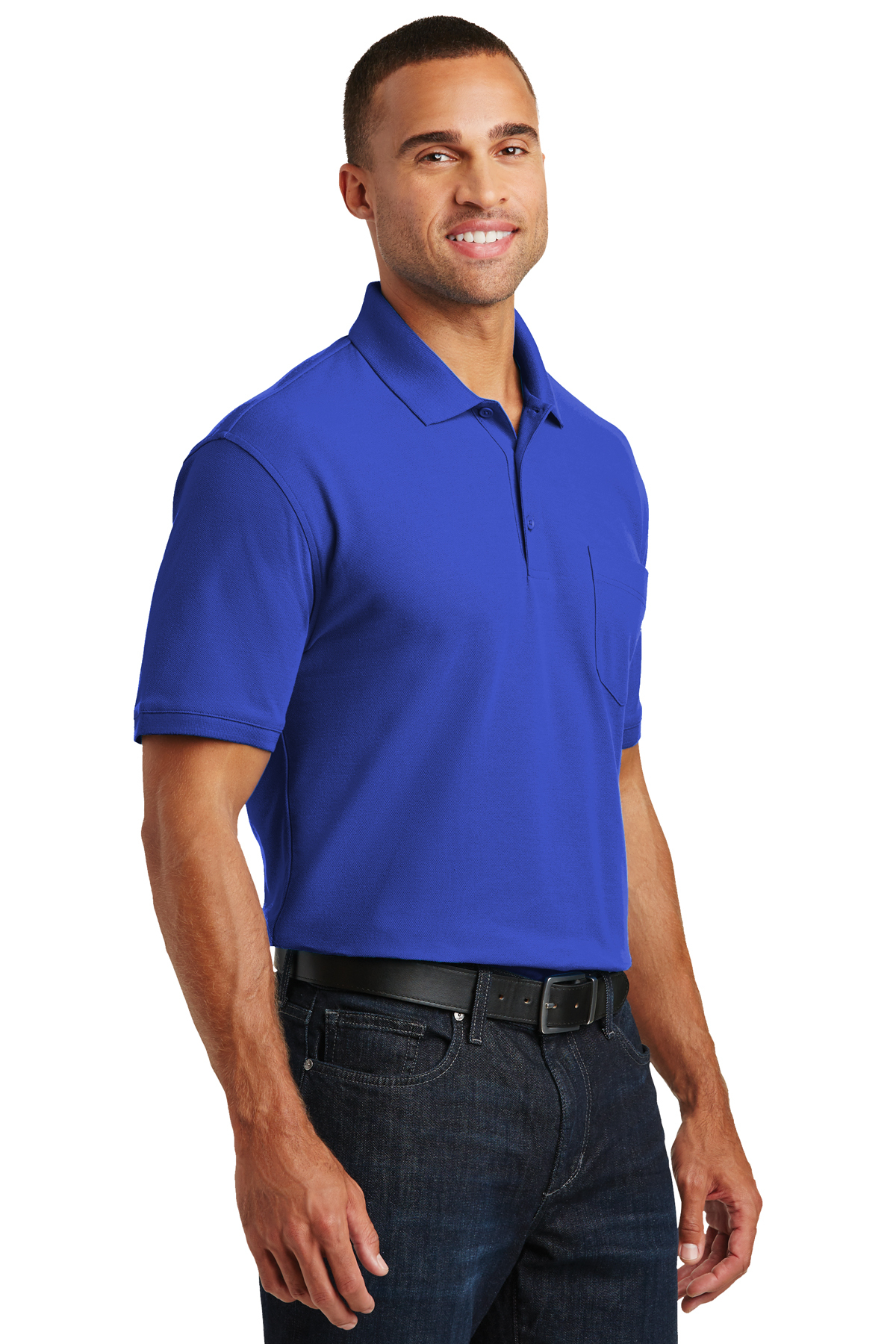 Port Authority® Core Classic Pique Pocket Polo - Image 4