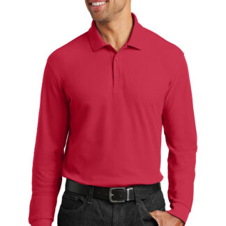Port Authority® Long Sleeve Core Classic Pique Polo