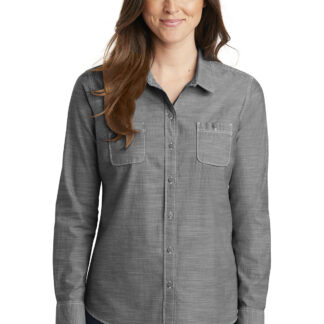 Port Authority® Ladies Slub Chambray Shirt