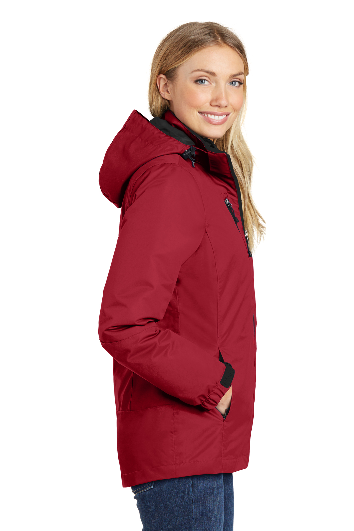 Port Authority® Ladies Vortex Waterproof 3-in-1 Jacket - Image 3