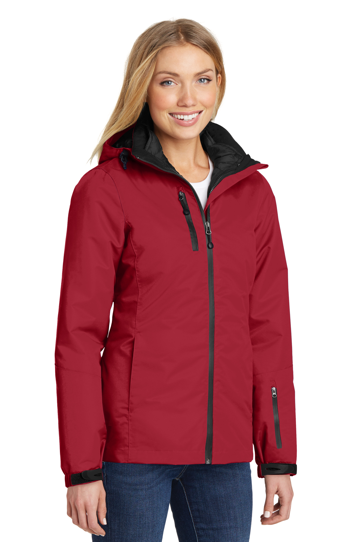 Port Authority® Ladies Vortex Waterproof 3-in-1 Jacket - Image 2