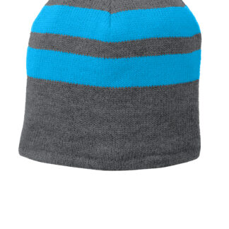 Port & Company® Fleece-Lined Striped Beanie Cap