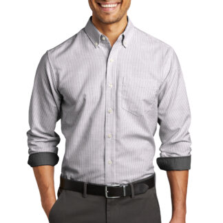 Port Authority® SuperPro™ Oxford Stripe Shirt