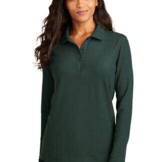 Port Authority® Ladies Silk Touch™ Long Sleeve Polo