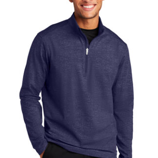 Sport-Tek ® Sport-Wick ® Stretch Reflective Heather 1/2-Zip Pullover