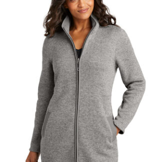 Port Authority® Ladies Arc Sweater Fleece Long Jacket