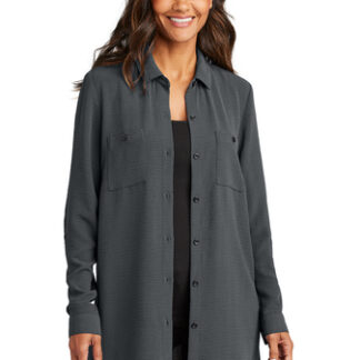 Port Authority® Ladies Textured Crepe Long Tunic