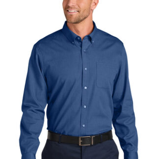 Port Authority® Long Sleeve Nailhead Easy Care Shirt